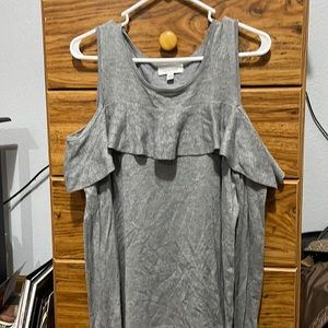 Calvin Klein cold shoulder lightweight sweater